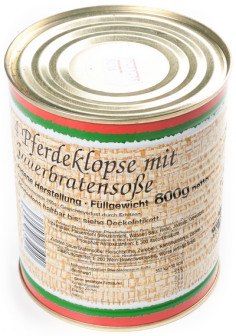 Pferdeklopse mit Sauerbratensoe